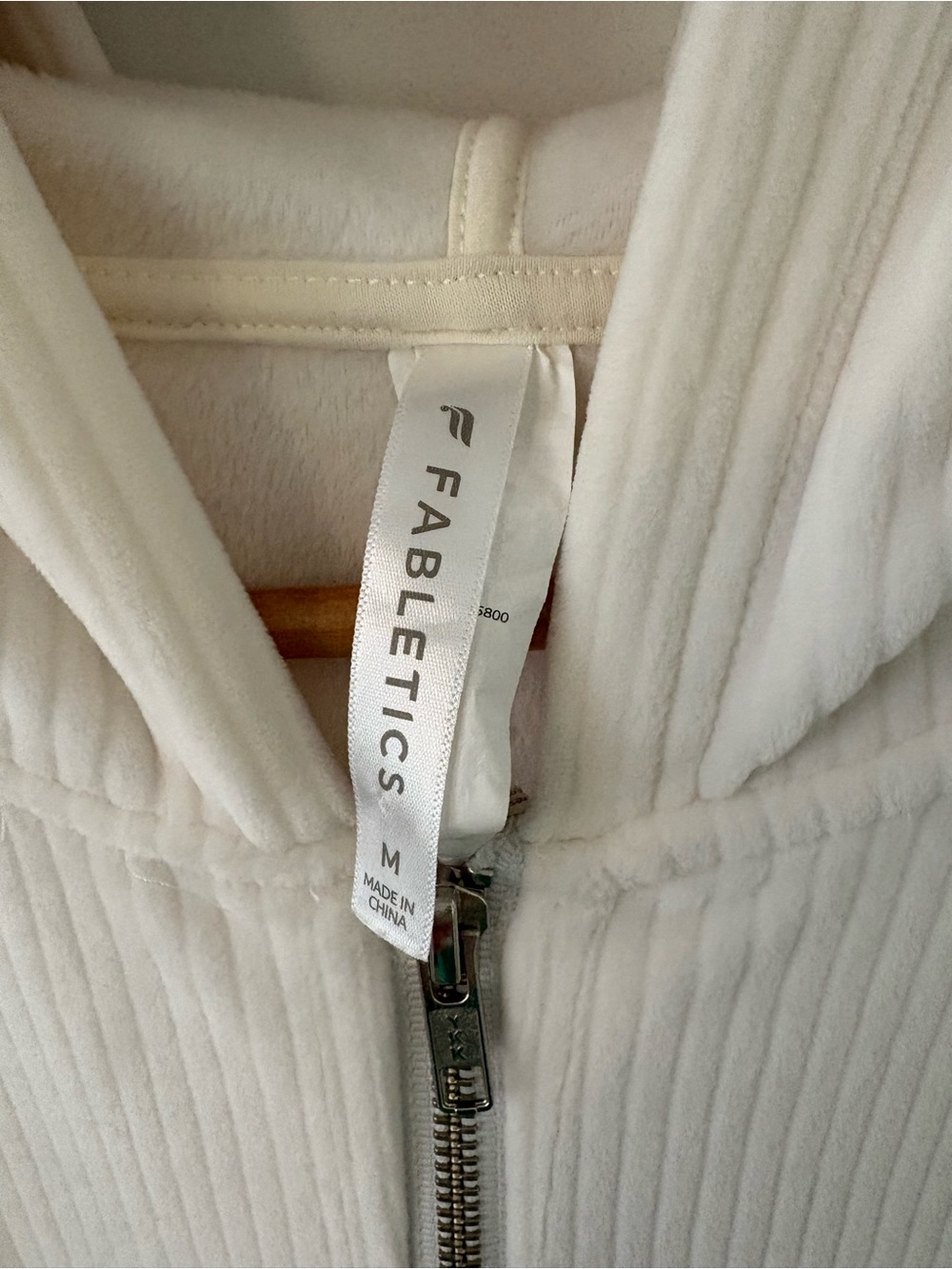 Fabletics Plush Rib Hooded Jumpsuit. Size Medium. - Picture 7 of 16